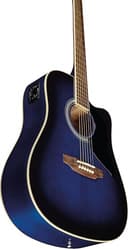 Chitarra acustica elettrificata. Tavola in abete laminato, fasce e fondo in linden. Adatto a chi fa il primo passo nel mondo della chitarra acustica. Dotata di preamplificatore VAN3L EQ. - 4