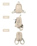 HAUMAUH Mochila Mujer Backpack Pequeña | Ligeras Bandolera Casual (21x30x11cm) Hombre | Viaje, Deportivas,Trabajo, Compras, Universidad & Uso diario (Caqui) - 3