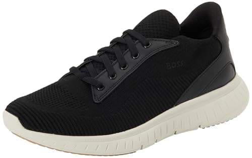 Boss Titanis_slon_knwal - Zapatillas Deportivas para Hombre, Negro, 43 EU