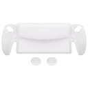PlayVital Silikon Hülle für PS Portal, Schutzhülle case Tasche für PS Portal,rutschfeste Abdeckung zubehör für PlayStation Remote Player mit Daumengriffen(3D Noppen Edition,Transparent) - 9