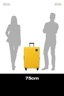 Samsonite Intuo - Custodia rigida grande (75 cm), espandibile, custodia da viaggio con 4 ruote, leggera, lucchetto TSA, 105/115 L, giallo (agrumi) - 15