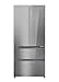 Haier FD 83 Series 7 HFR7819ENGC - Frigorifero porta francese, 504 l, cassetti Direct Access, AirFlow, WIFI, motore inverter, Humidity Zone, Total No Frost, larghezza 83 cm, Daylight, Glass Inox Look - 1