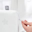 roba Lettino Co-sleeping safe asleep 3 in 1, 45 x 90 cm, Altezza Regolabile, Set Completto con Culla, Inserto, Barriera in Tessuto e Ruote con Freni, Legno Laccato Bianco - 12