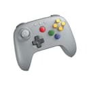 8BitDo 64 Bluetooth Controller for Analogue 3D, Switch, Switch 2, Windows, and Android (Grey) - 1