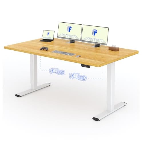 FLEXISPOT Scrivania Elettrica Regolabile in Altezza a 2 Motori 180x80 cm con Piano Unico, Pannello con Memoria, Portata 100 kg