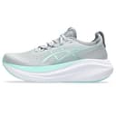 ASICS Women's Gel-Nimbus 27 Running Shoe, Piedmont Grey/Illuminate Mint, 40.5 EU - 1