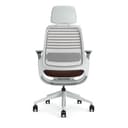 Steelcase Series 1 Ergonomic Office Chair With LiveBack Lumbar Support, 4D Armests, Adjustable Headrest Dark Brown; Made in Europe - 5