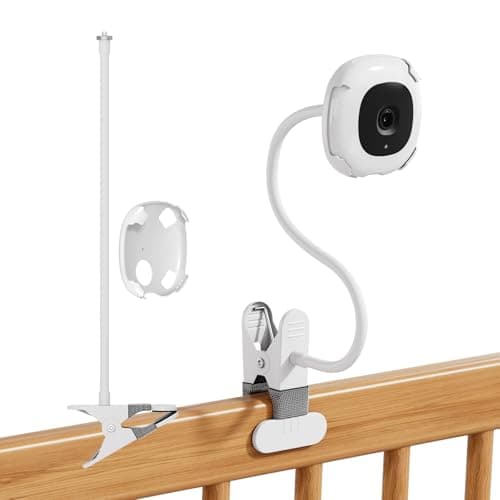 Flexibler Twist-Clip-Halter für Nanit Pro Smart Baby Monitor,flexible Twist-Monitorhalterung für Nanit Pro Smart Babyphone,kein Bohren Erforderlich