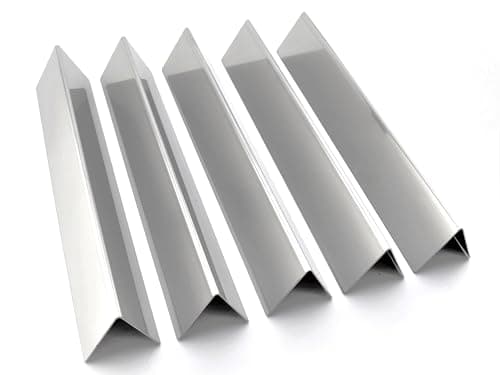 Premium Aromaschienen für Weber Spirit 300 Serie (E310, E320, E330) | 5er Set V2A Edelstahl 1.4301 | Rostfrei, extra langlebig & 100% Passgenau ab 2013 | Flavorizer Bars Ersatz Brennerabdeckungen