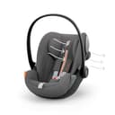 CYBEX Gold Babyschale Cloud G i-Size Plus und ISOFIX Basis Base G, Inkl. Neugeboreneneinlage, Ab Geburt bis ca. 24 Monate, Für Kinder ab 40 cm bis 87 cm, Max. 13 kg, Lava Grey - 6