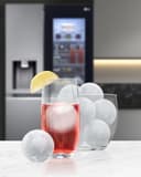 LG GMG960EVEE Multi-Door Kühlschrank mit Gefrierfach (638 L, Energieklasse E) mit InstaView und Craft Ice, Eis- und Wasserspender, Total No Frost, Silber - 2