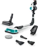 Bosch Unlimited 7 ProHygienic Aqua BCS71HYG2 Scopa Elettrica Lavapavimenti 2 in 1 Senza Fili, Spazzola DynamicAqua 2in1, Spazzola Tradizionale, Bianco - 1