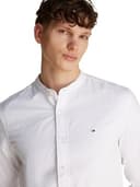 Tommy Hilfiger Uomo Camicia Flex Poplin Solid MAO Regular Fit, Bianco (White), 3XL - 3