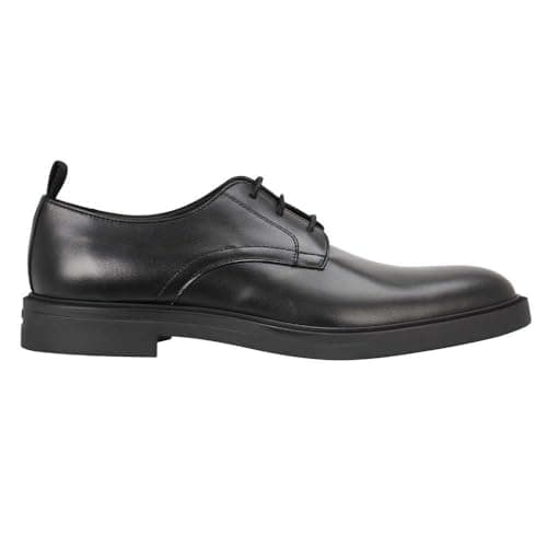 BOSS Men's Calev_derb_bofb Derby Shoes, black, 45 EU