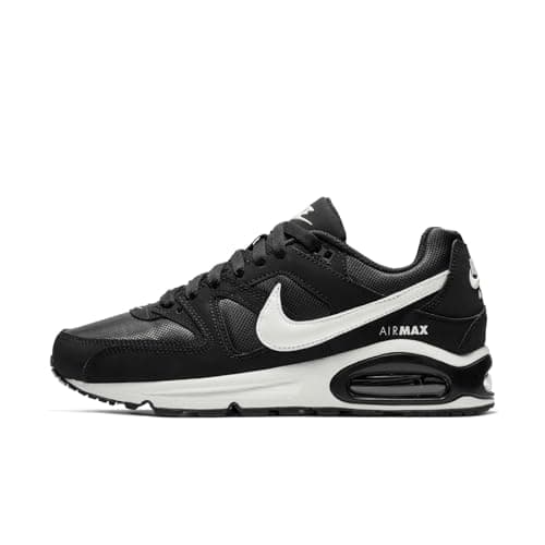 NIKE Women's Air Max Command Low-Top Sneakers, Schwarz Black White 021, 4.5 UK