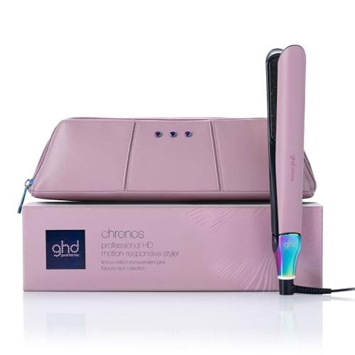 ghd Chronos Limited Edition Futurescape Collection Hair Straightener with Case Transcedent Pink