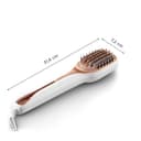 Rowenta Hair Therapist, Spazzola per la cura dei Capelli, Ripara e Rinforza i Capelli Danneggiati, Rende i Capelli Sani e Luminosi, Risultati Immediati, Spazzola a Vapore, Bianco, CF9920 - 8