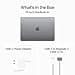 Apple 2024 MacBook Air portatile da 15 pollici con chip M3: display Liquid Retina da 15,3 pollici, 8 GB di memoria unificata, 256 GB di memoria SSD, tastiera retroilluminata, Touch ID; Grigio siderale - 6