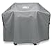 Weber Premium Grill Cover for Spirit and Genesis II 2-Burner Gas Grills, Lightweight Weather-Resistant Fabric with Attachment Straps for Durable Exterior Protection - 1