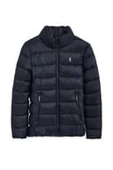 Polo Club Giacca Ultralight Nera da Donna in colore blu navy con ricamo e chiusura Zip - Cappotto Invernale - 4