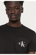 Calvin Klein Jeans Men's Core Monologo Pocket Slim Tee J30j320936 S/S T-Shirts, Black (Ck Black), L - 4