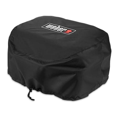 Weber Premium Grill Cover for Lumin and Lumin Compact Electric Grills, Waterproof UV-Resistant Material, Durable Polyester with Drawstring for Secure Outdoor Protection