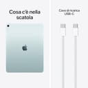 Apple iPad Air 13'' (M4): display Liquid Retina, 256 GB, fotocamera frontale e posteriore da 12MP, Wi-Fi 7 con chip Apple N1 – Azzurro - 6