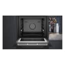 Siemens HM736GAB1 iQ700 - Forno da incasso intelligente con funzione microonde, 60 x 60 cm, made in Germany, 800 W, nero, ecoClean & humidClean autopulente, Air Fry, cookControl, touch screen a colori - 4