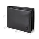 Berliner Bags Portafoglio Uomo in Vera Pelle con Protezione RFID, 4 Carte, 2 Scomparti Banconote, Portamonete, Tasca Documenti, Gettone Carrello, Scatola Regalo – Nero - 7