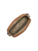 Michael Kors Jet Set Travel Large Signature Logo Camera Crossbody Bag Brown - 3