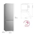 LG GBV21NCDPY.APYQEUZ - Frigorífico Combi, Door Cooling+, Serie 200, Clasificación D, 1.86m, 374L, Inox Antihuellas - 2