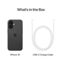 Apple iPhone 16 128 GB: 5G Mobile phone with Apple Intelligence, Camera Control, A18 Chip and a Big Boost in Battery Life. Works with AirPods; Black - 6