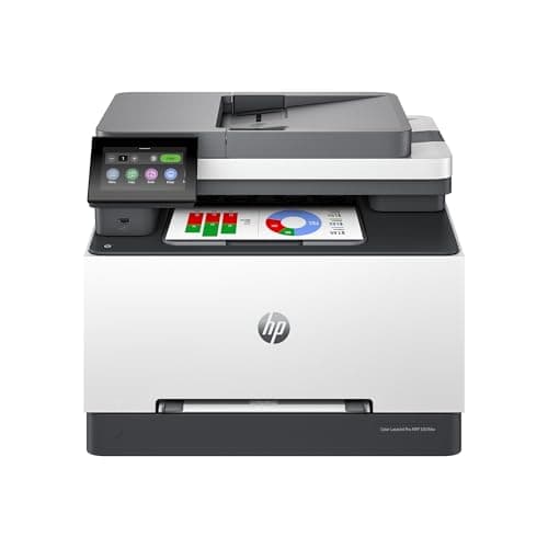 HP Color Laserjet Pro MFP 3301fdw Wireless All-in-One Color Laser Printer, Office Printer, Scanner, Copier, Fax, ADF, Duplex, Best-for-Office (499Q5F)