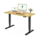 FLEXISPOT EC5 Lite Escritorio Elevable Eléctrico 140 × 80 CM con 2 Motores y 3 Etapas Mesa Elevable en Altura con 4 Funciones de Memoria Standing Desk, 25 MM de Grosor de la Mesa, 60-125CM - 1