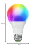 Nanoleaf Matter Essentials Lampadina E27 RGBW Smart e Dimmerabile - Luci Led 16M Colori, Matter over Thread, Bluetooth, Funziona con Google Home Apple, Sincronia Musica e Monitor, Casa e Gaming - 8