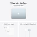 Apple 2025 MacBook Air 13-inch Laptop with M4 chip: Built for Apple Intelligence, 13.6-inch Liquid Retina Display, 16GB Unified Memory, 256GB SSD Storage, 12MP Center Stage Camera, Touch ID; Sky Blue - 6