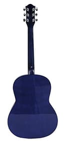 Martin Smith Chitarra acustica con corde, plettri e tracolla per chitarra,Blu - 3