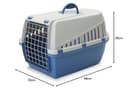 Savic Trotter 1 Trasportino, Grigio/ Blu, 49 x 33 x 30 cm - 2