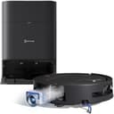 ECOVACS DEEBOT T80 Omni Saugroboter mit Wischfunktion, 18.000 Pa, OZMO Roller Wischwalze mit kontinuierlicher Frischwasser-Selbstreinigung, ZeroTangle 3.0,Moppwäsche mit 40-75℃ heißem Wasser, Schwarz - 1