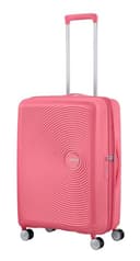 American Tourister Soundbox - Spinner M Expandible Maleta, 67 cm, 71.5/81 L, Rosa (Sun Kissed Coral) - 1