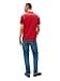 Tommy Hilfiger Men's Regular Fit Short Sleeve Casual Polo with Liquid Cotton, Medium Red, Medium, Medium Red, M - 4