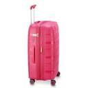 DELSEY PARIS Dune Hardside Expandable Luggage with Spinner Wheels, Viva Magenta, Checked-Medium 25 Inch, Dune Hardside Expandable Luggage with Spinner Wheels - 3