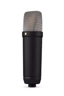 RØDE NT1 5a generación el micrófono con Condensador y Gran diafragma, Salidas XLR y USB, Soporte antivibraciones y Filtro antipop para grabación Vocal, producción Musical y de podcasts (Negro) - 2