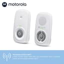 Motorola Nursery AM21 Audio Baby Monitor - Monitor Digitale con Tecnologia DECT per Monitoraggio Audio - Lungo Raggio - Microfono ad Alta Sensibilità - Bianco - 5