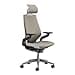 Sedia da ufficio ergonomica Steelcase Gesture con braccioli regolabili a 360°, supporto lombare 3D Live Back, poggiatesta regolabile Truffle; Prodotto in Europa - 1