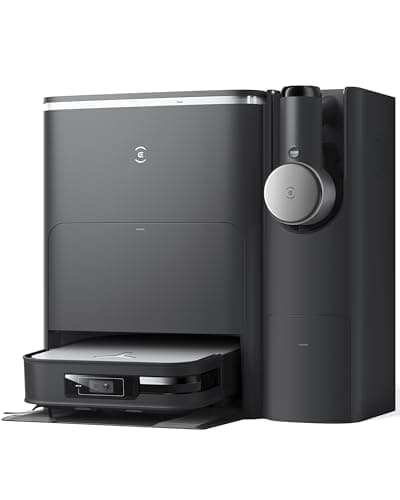 ECOVACS Deebot X2 Combo Robot Vacuum Cleaner with Mop Function 8700Pa with Handheld Vacuum Cleaner, Double Automatic Empty, 15 mm Mop Lifting System, Self-Cleaning Robot Vacuum Cleaner, Hot Water Mop