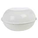 URBNLIVING Outdoor and indoor Hooded Pet Kennel Shelter – Windproof Plastic Crate Bed House for Cats, Kittens & Small Dogs (White) - 3