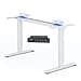 FLEXISPOT E1 Pro Escritorio Elevable Eléctrico con 2 Motores y 2 Patas Escritorio Ajustable en Altura de Acero con 4 Funciones de Memoria Standing Desk, Carga de 100kg(Marco en Blanco) - 1