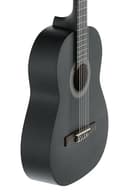 Juan Miguel Navarrez guitarra de concierto - guitarra clásica - 4/4 negra - set de iniciación - incl. funda, púas, libro, afinador - 4