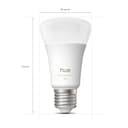 Philips Hue Smart LED A60 Lampe, White Ambiance, E27 Fassung, 6W, Vollspektrumlicht 1000K-20000K, 810 Lumen, dimmbar, kompatibel mit Alexa, Google Assistant und Apple Home, 4er Pack - 10